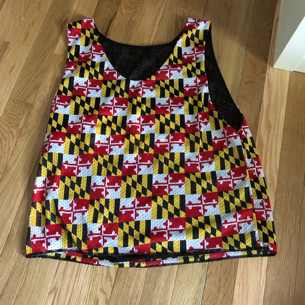Maryland Flag Lax Pinny